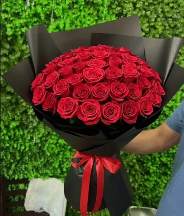Sisal ramo de 50 rosas